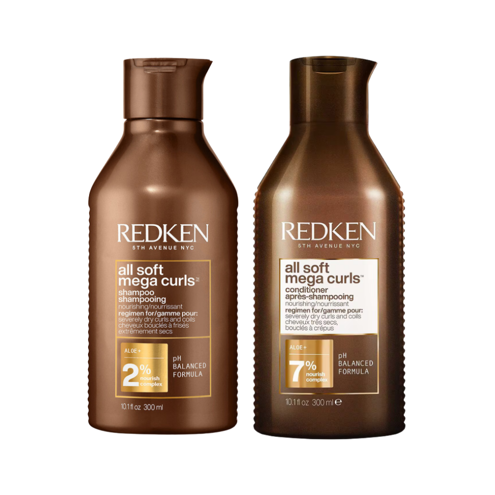 Pachet Redken All Soft Mega Curls - Rutina pentru par cret